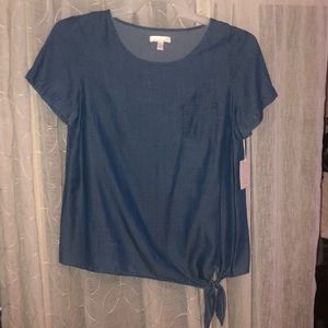 Jean blouse